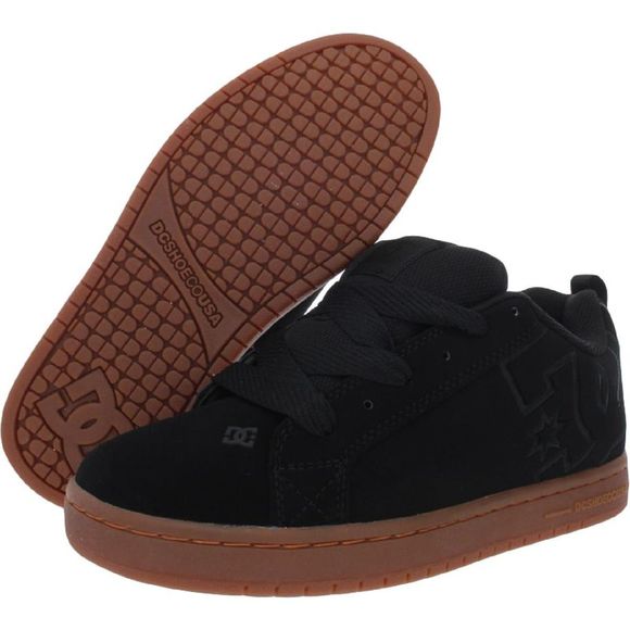 DC Shoes Court Graffik Men's Classic Leather Skateboarding Sneakers NWT - Picture 2 of 3